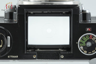 【中古】Nikon ニコン F アイレベル 中期 ブラック フィルム一眼レフカメラ