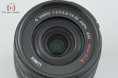 【中古】Panasonic パナソニック LUMIX G VARIO 14-45mm f/3.5-5.6 ASPH. MEGA O.I.S. H-FS014045
