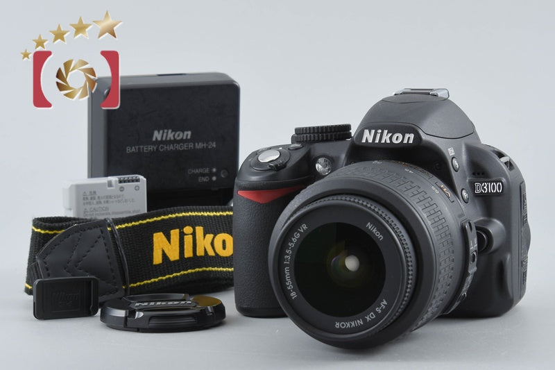 [Used] Nikon D3100 18-55 VR Lens Kit Black