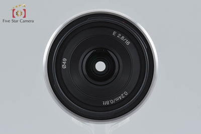 【中古】SONY ソニー E 16mm f/2.8 SEL16F28