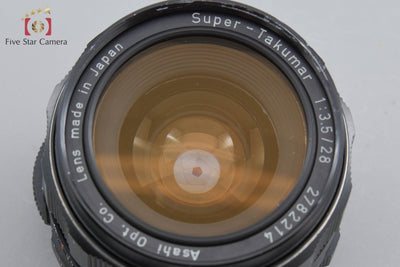 【中古】PENTAX ペンタックス Super Takumar 28mm f/3.5 M42マウント