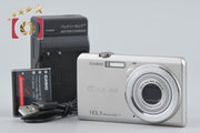 【中古】CASIO カシオ EXILIM EX-ZS12 シルバー コンパクトデジタルカメラ