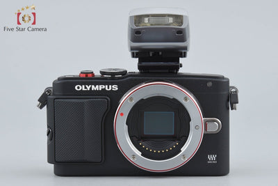 【中古】OLYMPUS オリンパス PEN Lite E-PL6 14-42mm EZ レンズキット ブラック シャッター回数僅少