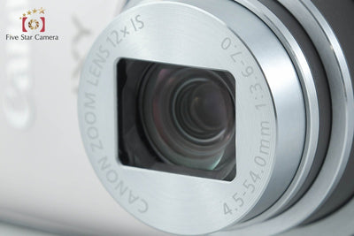 【中古】Canon キヤノン IXY 640 シルバー コンパクトデジタルカメラ 元箱付き