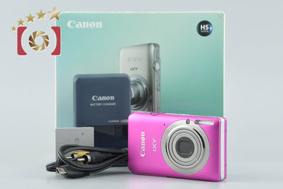 【中古】Canon キヤノン IXY 210F ピンク コンパクトデジタルカメラ 元箱付き