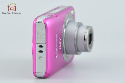 【中古】Canon キヤノン IXY 210F ピンク コンパクトデジタルカメラ 元箱付き