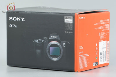 【中古】SONY ソニー α7III ILCE-7M3 ミラーレス一眼カメラ 元箱付き