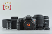 【中古】SONY ソニー α65 SLT-A65V ダブルズームレンズキット
