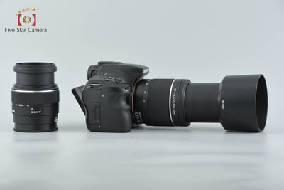 【中古】SONY ソニー α65 SLT-A65V ダブルズームレンズキット