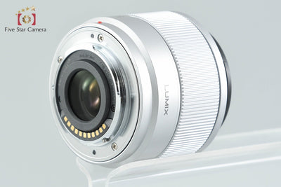 【中古】Panasonic パナソニック LUMIX G 25mm f/1.7 ASPH. H-H025 シルバー