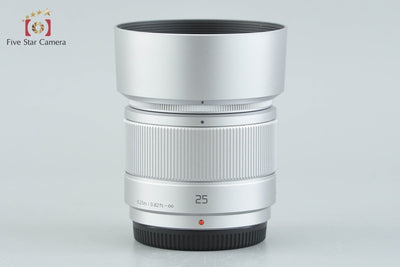 【中古】Panasonic パナソニック LUMIX G 25mm f/1.7 ASPH. H-H025 シルバー