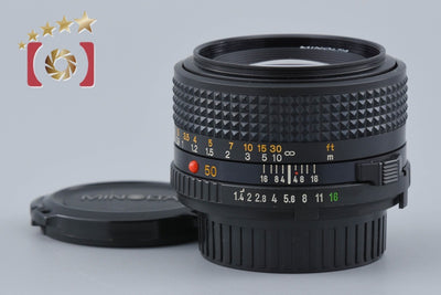【中古】MINOLTA ミノルタ New MD 50mm f/1.4