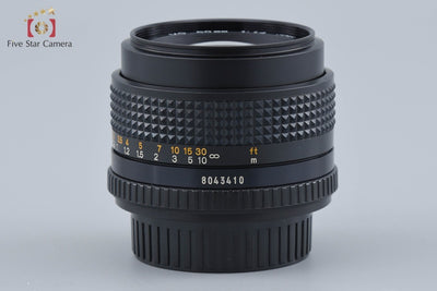 【中古】MINOLTA ミノルタ New MD 50mm f/1.4