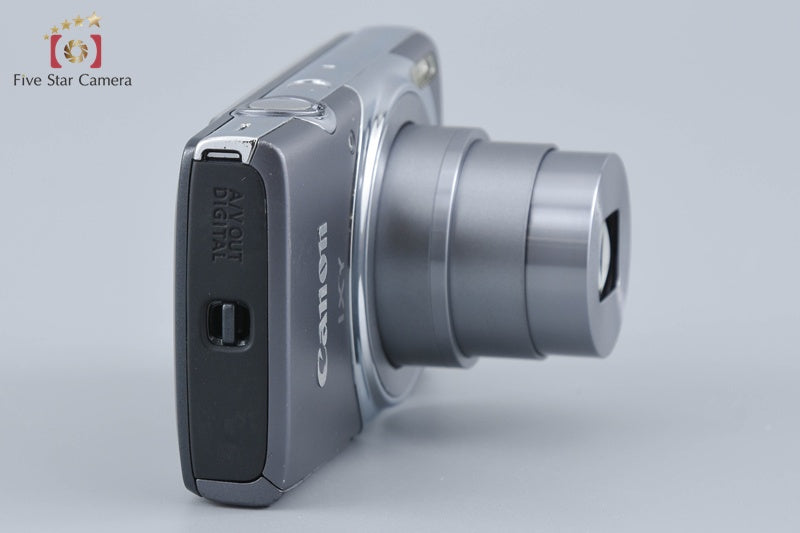 中古】Canon キヤノン IXY 130 グレー コンパクトデジタルカメラ