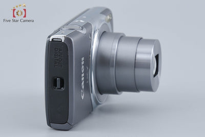 【中古】Canon キヤノン IXY 130 グレー コンパクトデジタルカメラ
