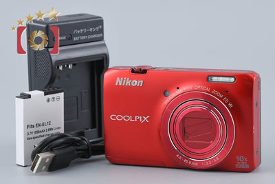 【中古】Nikon ニコン COOLPIX S6300 アーバンレッド コンパクトデジタルカメラ