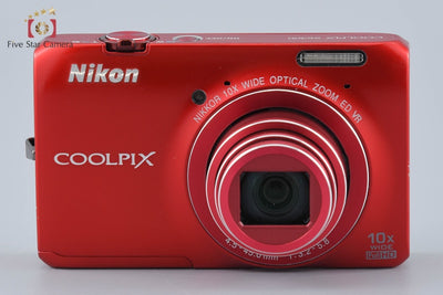 【中古】Nikon ニコン COOLPIX S6300 アーバンレッド コンパクトデジタルカメラ