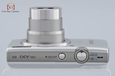【中古】Canon キヤノン IXY 180 シルバー コンパクトデジタルカメラ