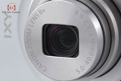 【中古】Canon キヤノン IXY 180 シルバー コンパクトデジタルカメラ