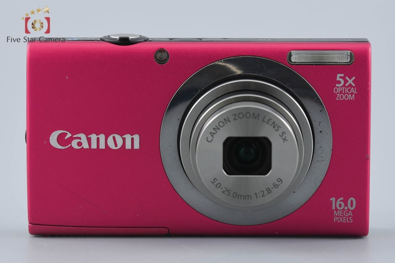 中古】Canon キヤノン PowerShot A2300 レッド コンパクトデジタル