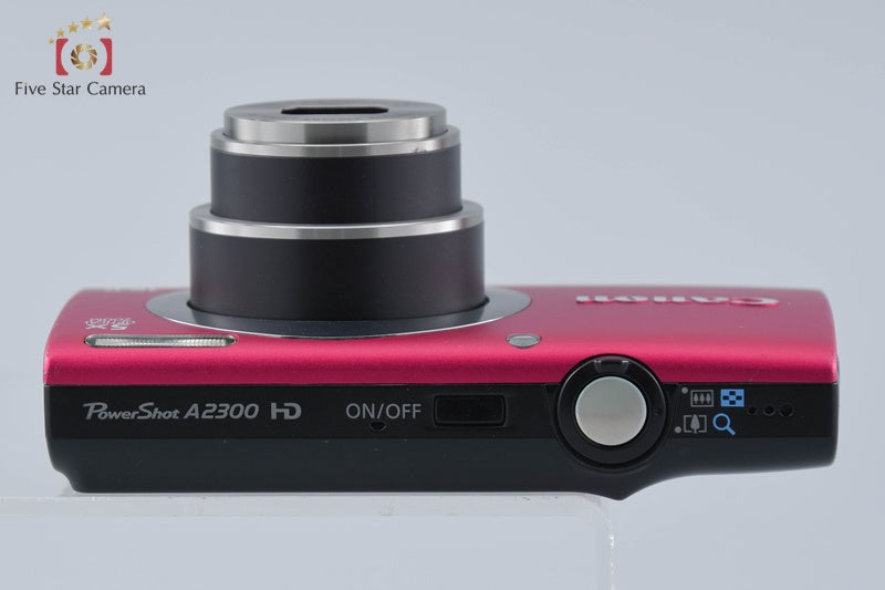 中古】Canon キヤノン PowerShot A2300 レッド コンパクトデジタル