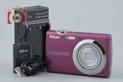 【中古】Nikon ニコン COOLPIX S230 パープル コンパクトデジタルカメラ