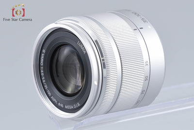 【中古】Panasonic パナソニック LUMIX G VARIO 35-100mm f/4-5.6 ASPH. MEGA O.I.S. H-FS35100 シルバー