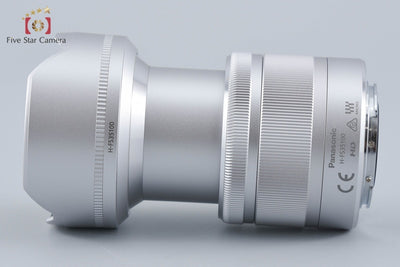 【中古】Panasonic パナソニック LUMIX G VARIO 35-100mm f/4-5.6 ASPH. MEGA O.I.S. H-FS35100 シルバー