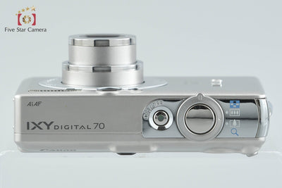 【中古】Canon キヤノン IXY Digital 70 シルバー コンパクトデジタルカメラ