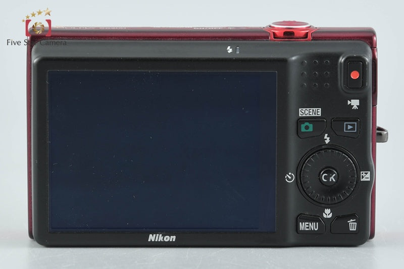 中古】Nikon ニコン COOLPIX S6200 ブリリアントレッド コンパクト