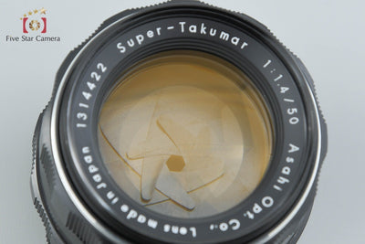 【中古】PENTAX ペンタックス Super-Takumar 50mm f/1.4 前期型 8枚玉 M42マウント