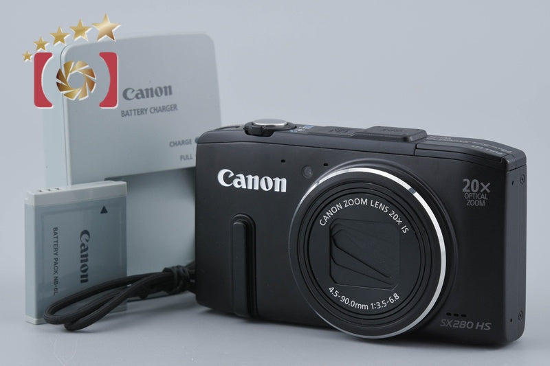 【中古】Canon キヤノン PowerShot SX280 HS ブラック コンパクトデジタルカメラ