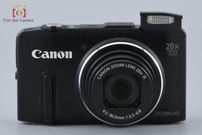 【中古】Canon キヤノン PowerShot SX280 HS ブラック コンパクトデジタルカメラ