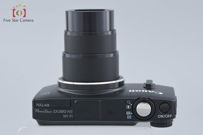 【中古】Canon キヤノン PowerShot SX280 HS ブラック コンパクトデジタルカメラ