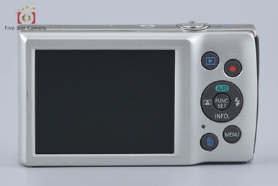 【中古】Canon キヤノン IXY 180 シルバー コンパクトデジタルカメラ