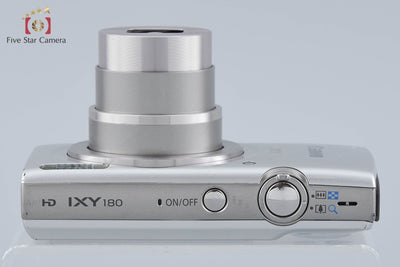 【中古】Canon キヤノン IXY 180 シルバー コンパクトデジタルカメラ