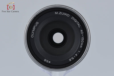 【中古】OLYMPUS オリンパス M.ZUIKO DIGITAL ED 40-150mm f/4-5.6 R シルバー