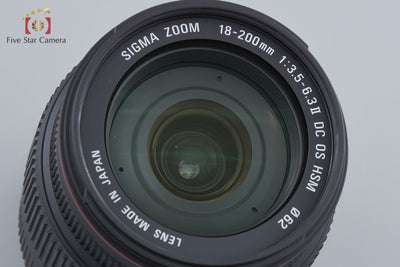 【中古】SIGMA シグマ 18-200mm f/3.5-6.3 II DC OS HSM キヤノン用