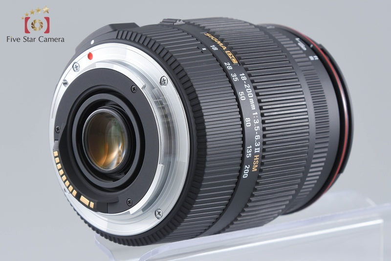 中古】SIGMA シグマ 18-200mm f/3.5-6.3 II DC OS HSM キヤノン用