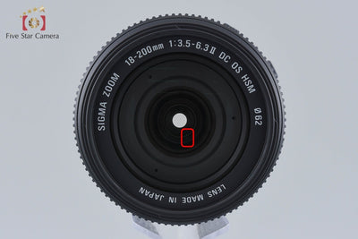 【中古】SIGMA シグマ 18-200mm f/3.5-6.3 II DC OS HSM キヤノン用