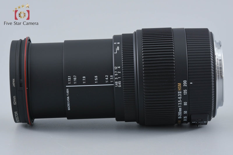 中古】SIGMA シグマ 18-200mm f/3.5-6.3 II DC OS HSM キヤノン用