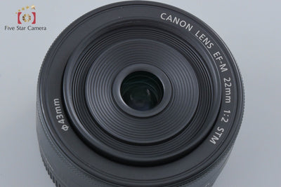 【中古】Canon キヤノン EF-M 22mm f/2 STM ブラック
