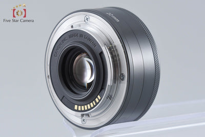 【中古】Canon キヤノン EF-M 22mm f/2 STM ブラック