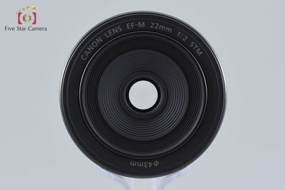 【中古】Canon キヤノン EF-M 22mm f/2 STM ブラック