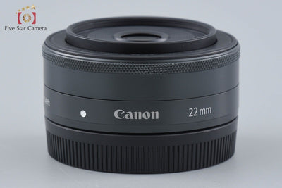 【中古】Canon キヤノン EF-M 22mm f/2 STM ブラック