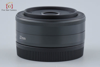 【中古】Canon キヤノン EF-M 22mm f/2 STM ブラック