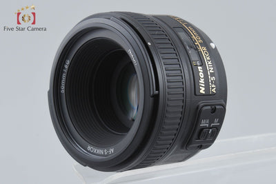 【中古】Nikon ニコン AF-S NIKKOR 50mm f/1.8 G 元箱付き