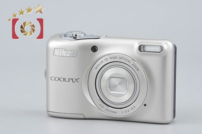 【中古】Nikon ニコン COOLPIX L30 シルバー コンパクトデジタルカメラ