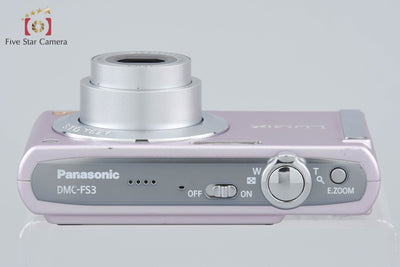 【中古】Panasonic パナソニック LUMIX DMC-FS3 ピンク コンパクトデジタルカメラ