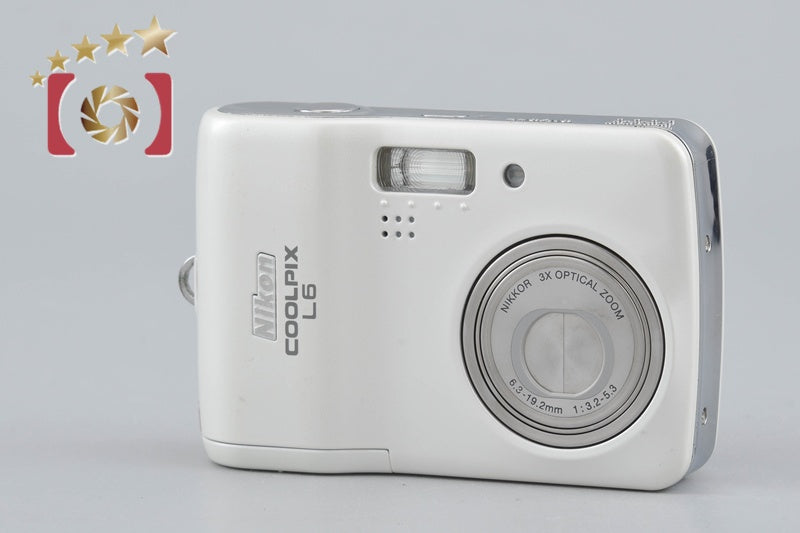 【中古】Nikon ニコン COOLPIX L6 ホワイト コンパクトデジタルカメラ